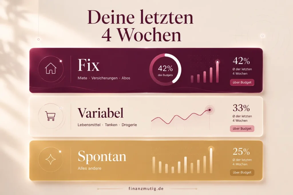 Ausgaben in drei Kategorien einteilen – erster Schritt zum Überblick