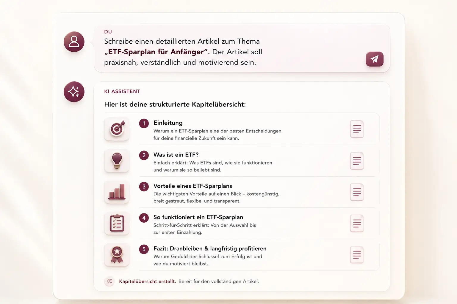 E-Book mit KI erstellen, Workflow und Prompt-Beispiel finanzmutig